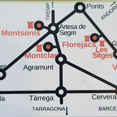 شقة Cal Roger Monsonis Montsonis المظهر الخارجي الصورة