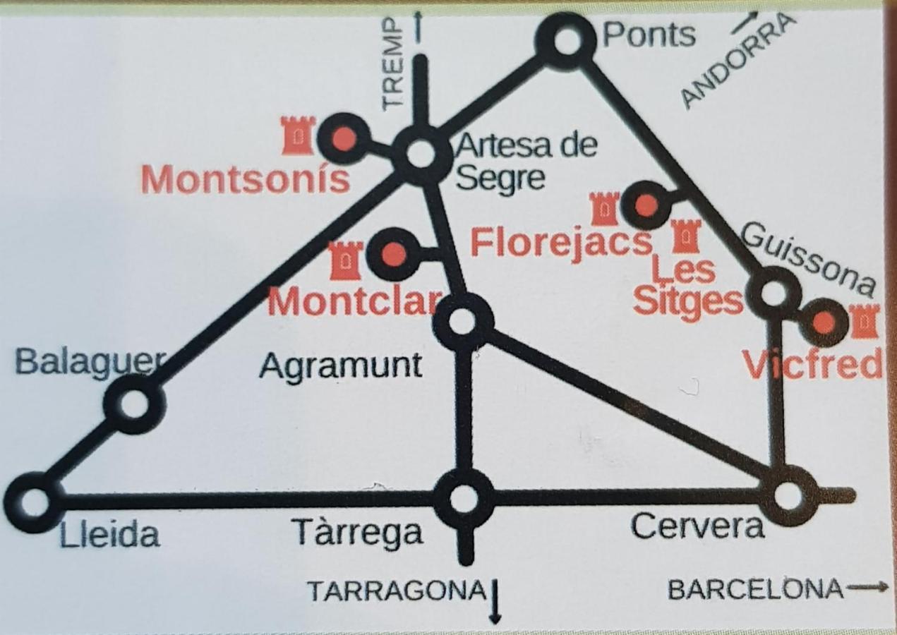 شقة Cal Roger Monsonis Montsonis المظهر الخارجي الصورة